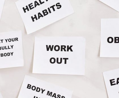 Collection of motivational health and fitness messages on cards. Inspire healthy habits and lifestyle changes.